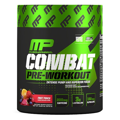 MusclePharm Combat Pre-Workout, 273 Grams